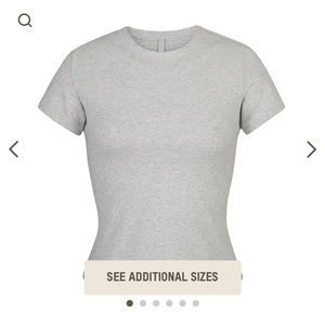 Skims cotton jersey t shirt